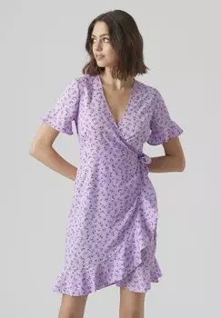 Летнее платье Vero Moda, фиолетовый