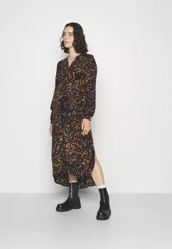 Летнее платье Vero Moda, коричневый