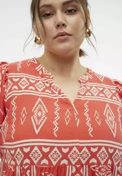 Летнее платье Vero Moda, оранжевый