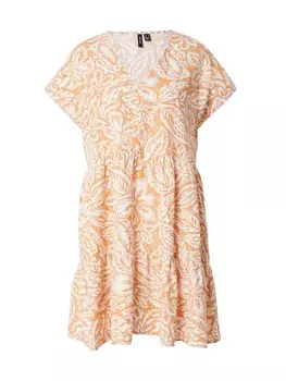 Летнее платье VERO MODA Summer Dress NETHE, оранжевый