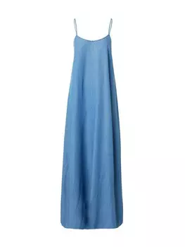 Летнее платье VERO MODA Summer Dress HARPER, синий деним