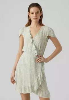 Летнее платье Vero Moda, светло-зеленый