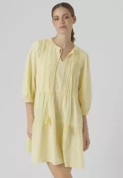 Летнее платье Vero Moda, светло-желтый