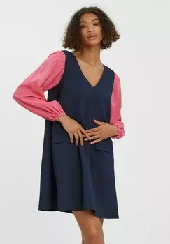 Летнее платье Vero Moda, темно-синий