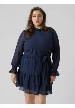 Летнее платье Vero Moda, темно-синий