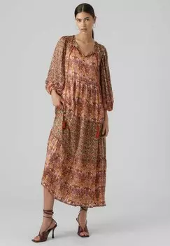 Летнее платье Vero Moda, темно-зеленый