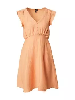 Летнее платье VERO MODA VMFLORA OLGA, оранжевый