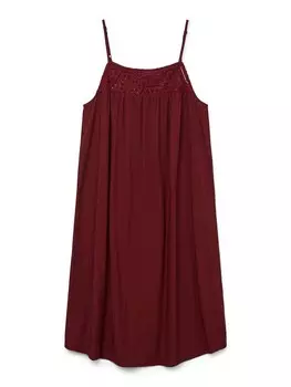 Летнее платье VERO MODA VMGRACE, бордовый