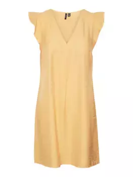 Летнее платье Vero Moda "VMNATJA SL SHORT DRESS WVN GA", цвет Tangerine