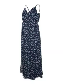 Летнее платье Vero Moda VMSMILLA, темно-синий/бирюзовый