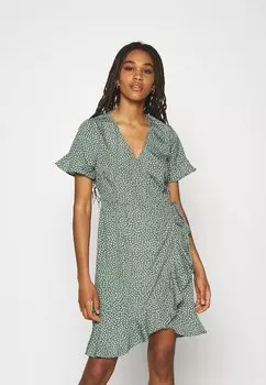 Летнее платье Vero Moda, зеленый