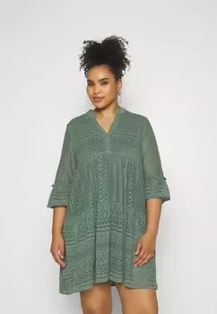Летнее платье Vero Moda, зеленый