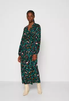 Летнее платье Vijulietta Midi Wrap Dress VILA, цвет ponderosa pine