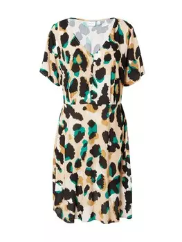 Летнее платье Vila MOASHLY, бежевый