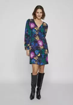 Летнее платье VILA, темно-синий