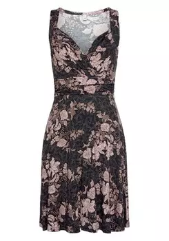 Летнее платье Vivance, разноцветный