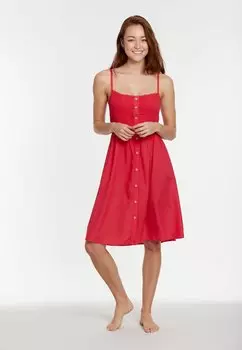 Летнее платье Vivid, красный