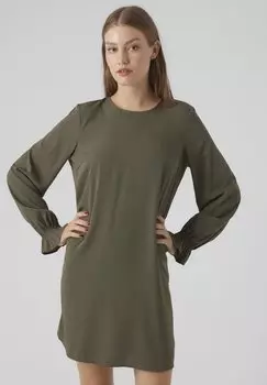 Летнее платье Vmbird Short Dress Vero Moda, цвет forrest night