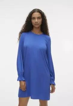 Летнее платье Vmbird Short Dress Vero Moda, цвет beaucoup blue
