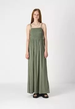 Летнее платье VMCAMMI SINGLET SMOCK DRESS Vero Moda, зеленый