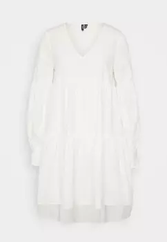 Летнее платье Vmcharlotte Fia Dress Vero Moda, белоснежное