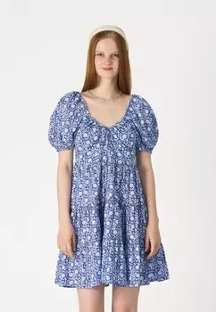 Летнее платье VMLYCA SHORT DRESS Vero Moda, синий