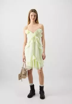 Летнее платье Vmmarie My Singlet Mini Dress Vero Moda, желтый