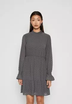 Летнее платье Vmsofia Highneck Short Dress Vero Moda, цвет grey