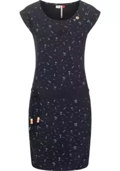 Летнее платье в стиле рэгвир "Пенелопа", легкое хлопковое платье с принтом Ragwear, синий