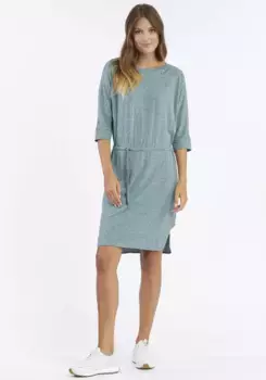 Летнее платье в стиле рэгвир "SHIMY", с резинкой на талии и кулиской Ragwear, зеленый