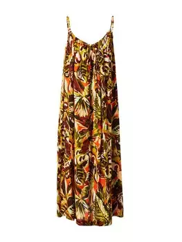 Летнее платье Warehouse, разноцветный