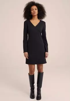 Летнее платье WE Fashion, черное