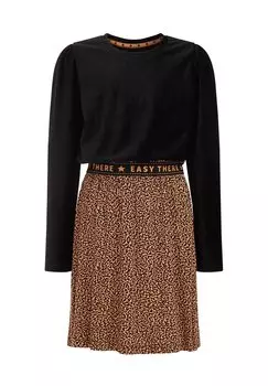 Летнее платье WE Fashion, черное