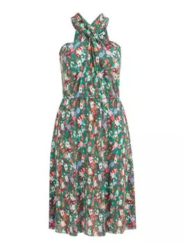 Летнее платье WE Fashion, темно-зеленый