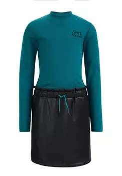 Летнее платье WE Fashion, зеленое