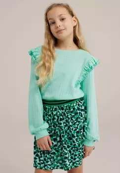 Летнее платье WE Fashion, зеленое