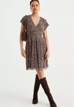 Летнее платье WE Fashion, зеленый