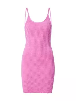 Летнее платье Weekday, светло-розовый