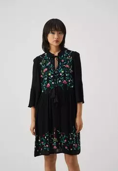 Летнее платье Yaschella 3/4 Tunic Dress YAS Petite, черное