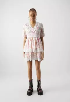 Летнее платье Yasrosinna Dress YAS, белый