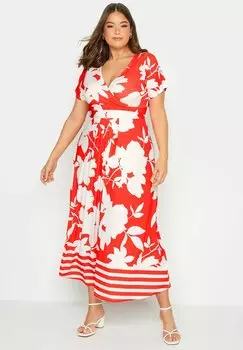 Летнее платье Yours Clothing, красный