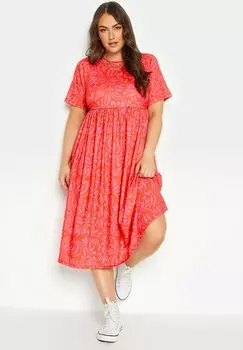 Летнее платье Yours Clothing, красный