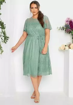 Летнее платье Yours Clothing, зеленый