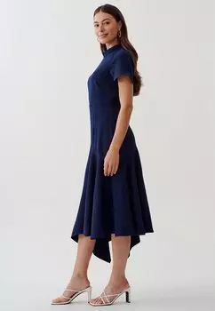 Летнее платье Zariah Midi TUSSAH, темно-синее