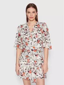 Летнее платье зеленого цвета обычного кроя Iro, мультиколор