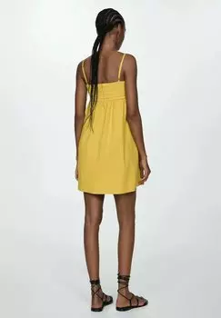Летнее платье Ziti Mango, желтое