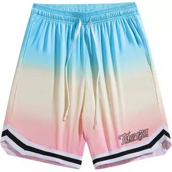 Летние баскетбольные шорты унисекс FUERZA, Gradient Black White