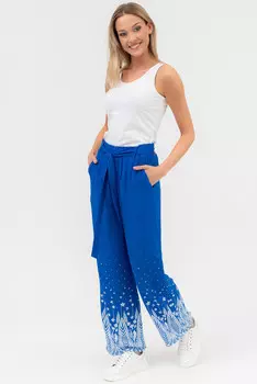 Летние брюки Budmil, синий/белый