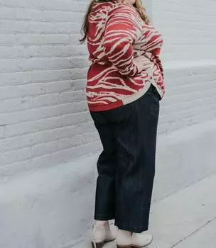 Летние джинсовые брюки Day - Plus в черном цвете Nic + Zoe