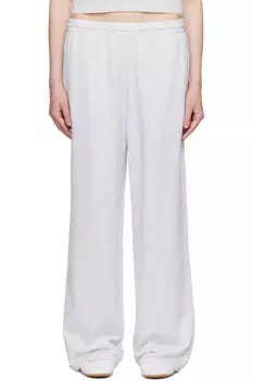 Летние флисовые брюки прямого кроя Skims, серый